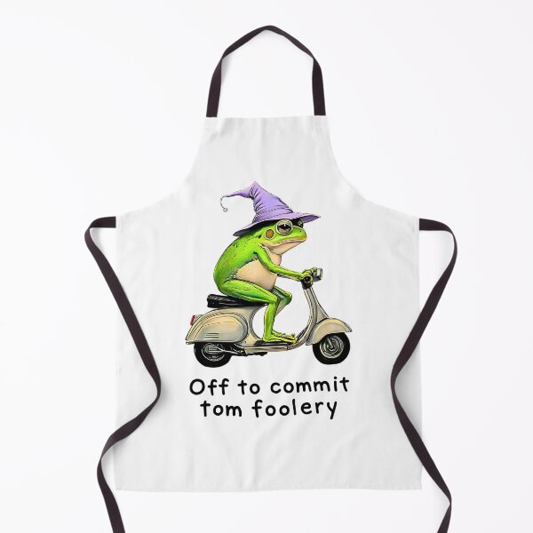 Item preview, Vintage Off To Commit Tom Foolery Funny Frog designed and sold by kawaiivsglitch.