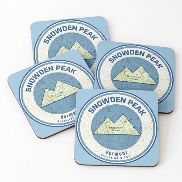 Item preview, Vermont Mountain Map - Snowden Peak designed and sold by Willz Designz.