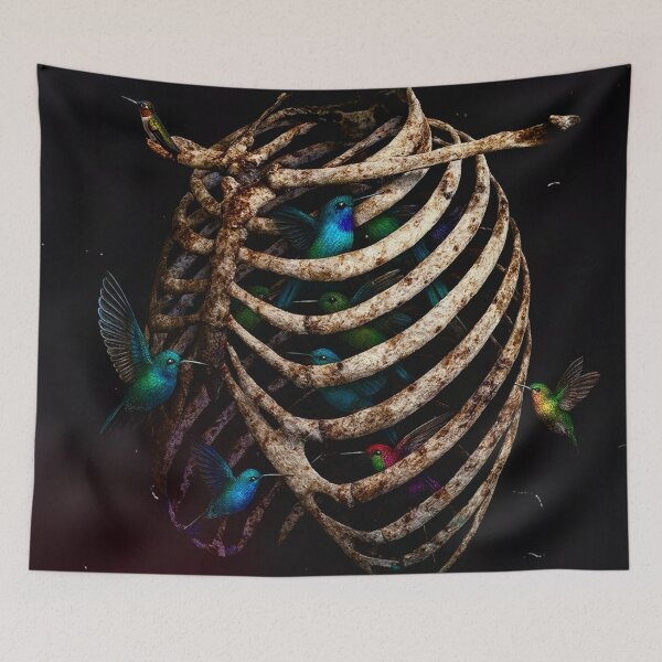 Item preview, Echoes of Flight – Hummingbirds Within a Ribcage  designed and sold by seamless.