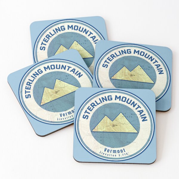 Item preview, Vermont Mountain Map - Sterling Mountain designed and sold by Willz Designz.