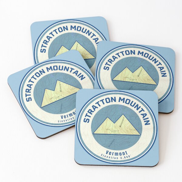 Item preview, Vermont Mountain Map - Stratton Mountain designed and sold by Willz Designz.