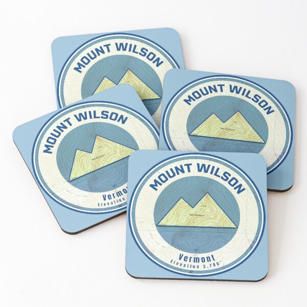 Item preview, Vermont Mountain Map - Mount Wilson designed and sold by Willz Designz.