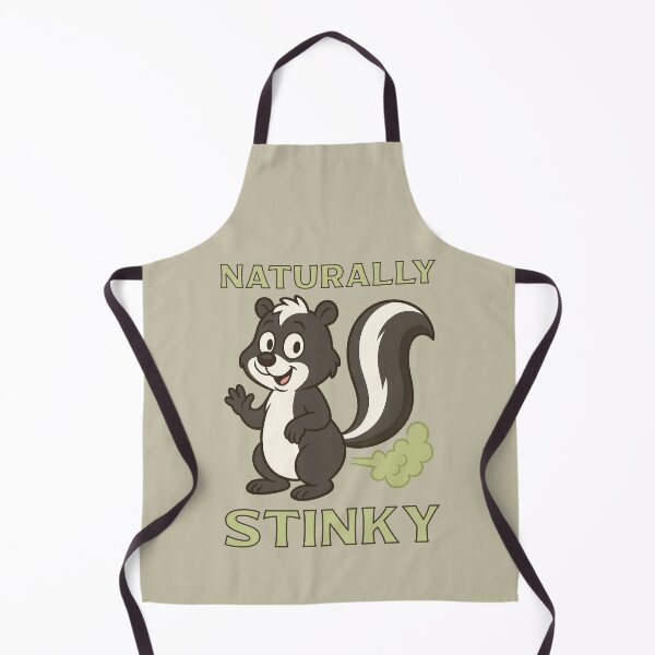 Item preview, Naturally Stinky Funny Cartoon Farting Skunk designed and sold by Maljonic.