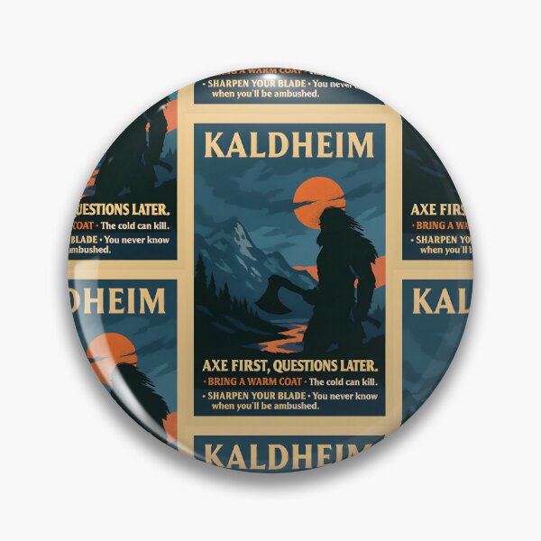 Item preview, Kaldheim – Axe First, Questions Later designed and sold by WhisperFrame.