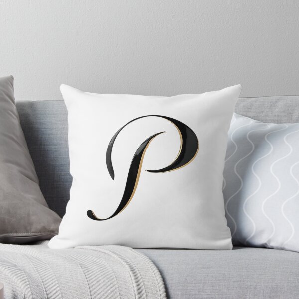 Item preview,  Letter P – Gold & Black Elegance designed and sold by RAKO13.
