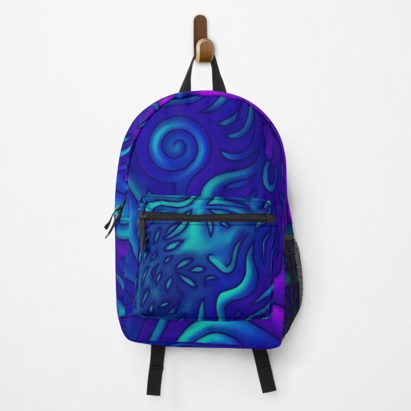 Item preview, Cosmic Vision – Psychedelic Woman in Blue and Purple designed and sold by TatjanaMDesign.