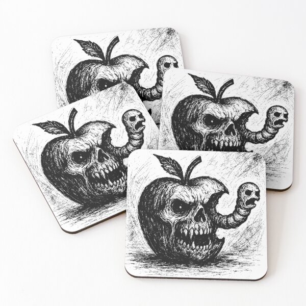 Item preview, Dark Skull Apple Horror Art designed and sold by Pixel-Up.
