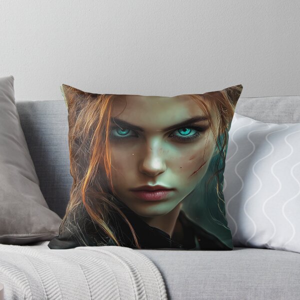 Item preview, Cyberpunk Warrior with Glowing Blue Eyes designed and sold by OneMillionSpot.