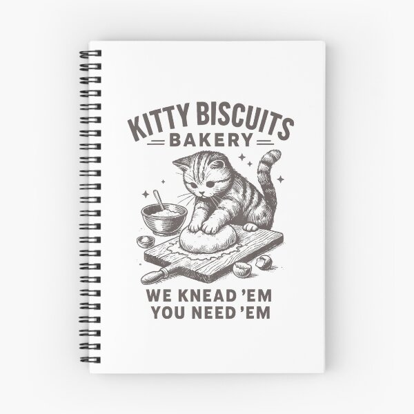 Item preview, Cat Biscuit Maker, Funny Cat Kneading, Kitty Lover, kitty biscuits bakery we knead em you need em designed and sold by kawaiivsglitch.