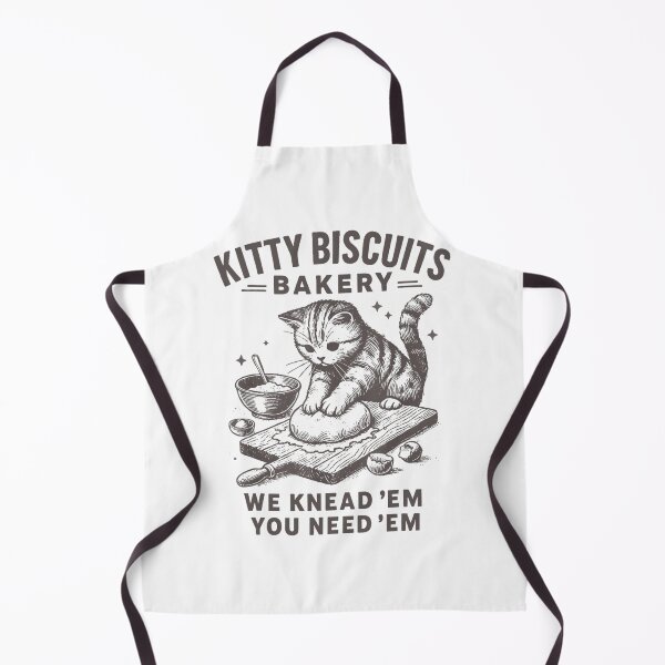Item preview, Cat Biscuit Maker, Funny Cat Kneading, Kitty Lover, kitty biscuits bakery we knead em you need em designed and sold by kawaiivsglitch.