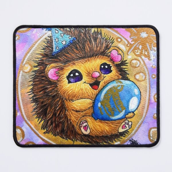 Item preview, Hedgehog, champagne bubbles designed and sold by LoupAnge51.