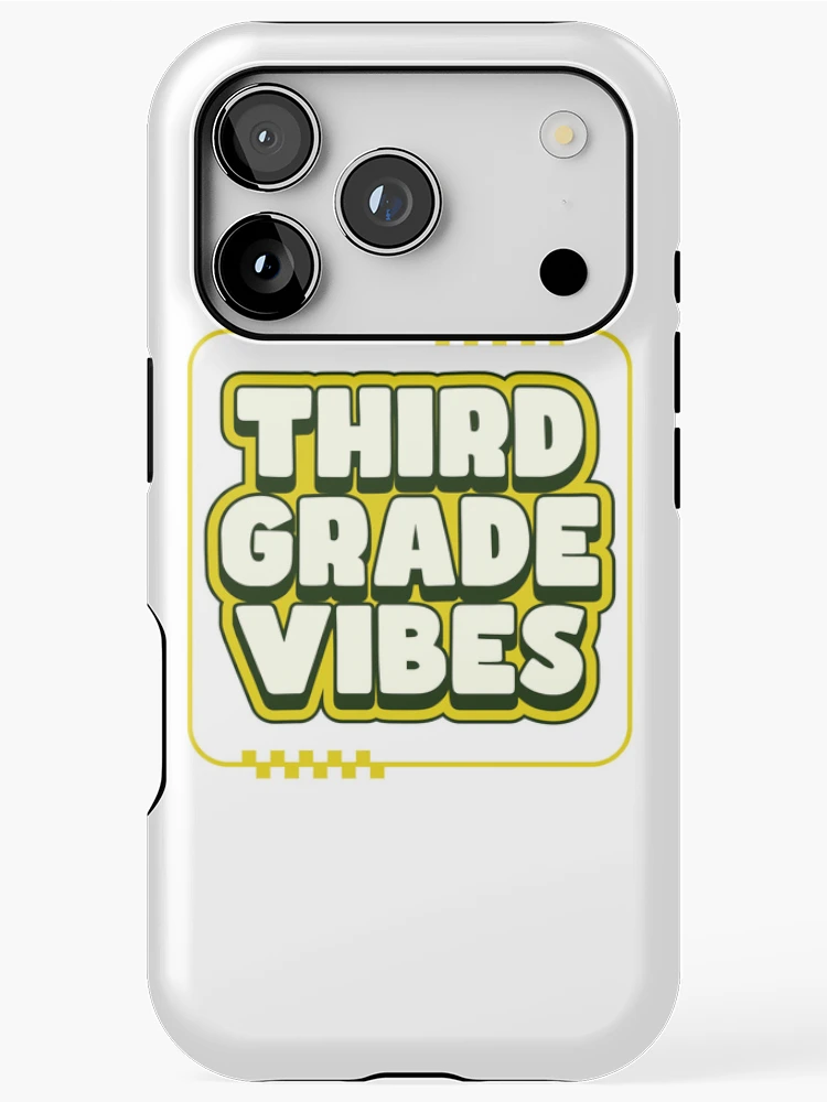 Thumbnail 1 of 4, iPhone Case, Third Grade Vibes - Retro Style Design designed and sold by JavaGraph.