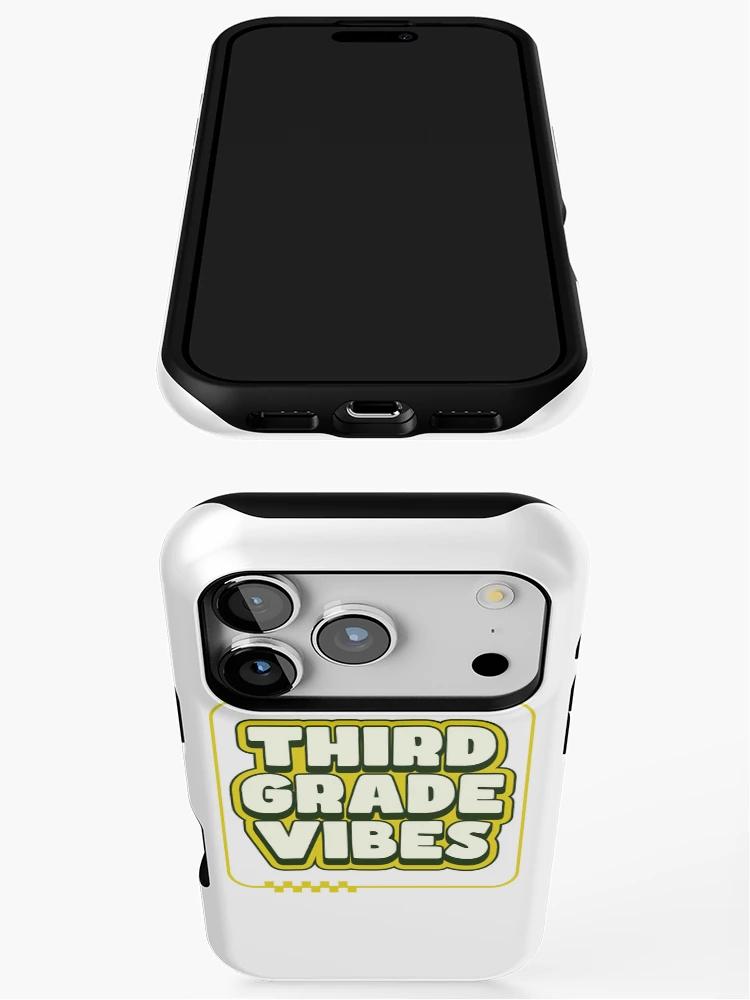 Thumbnail 3 of 4, iPhone Case, Third Grade Vibes - Retro Style Design designed and sold by JavaGraph.