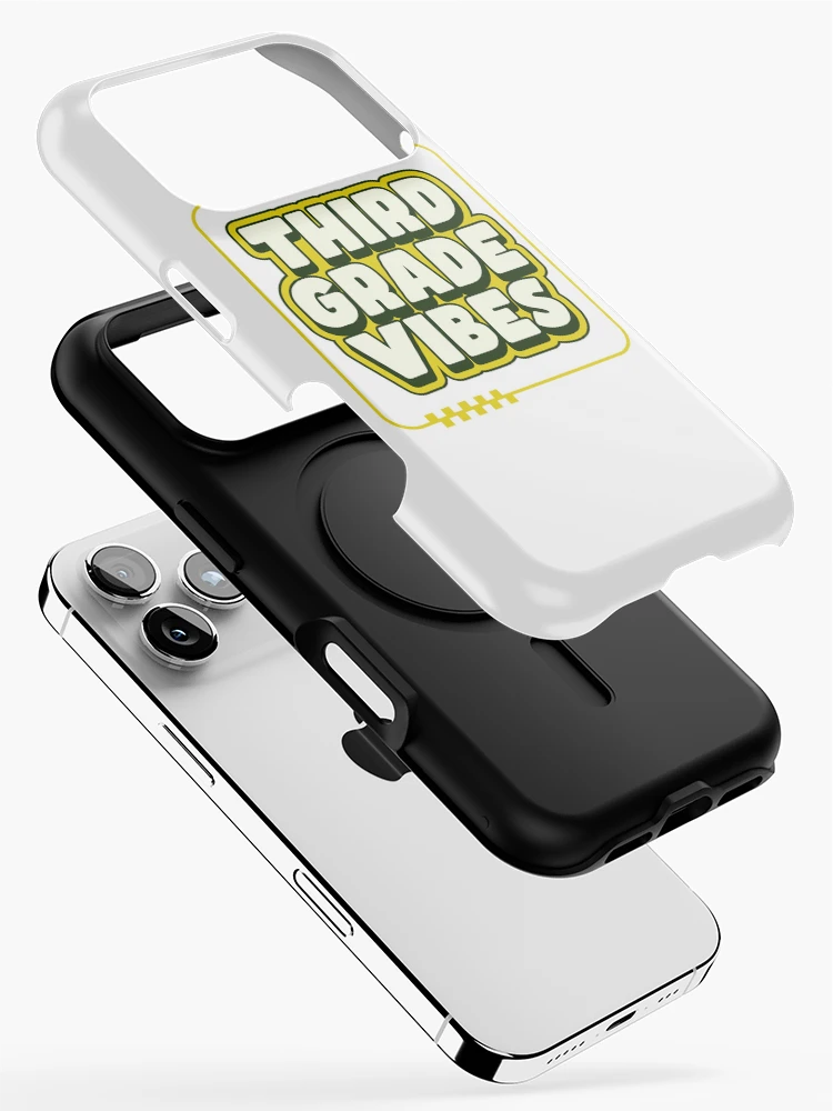 Thumbnail 2 of 4, iPhone Case, Third Grade Vibes - Retro Style Design designed and sold by JavaGraph.