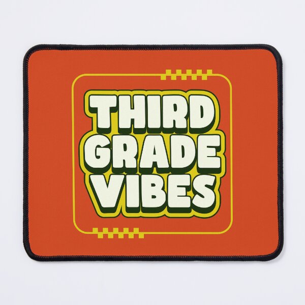 Item preview, Third Grade Vibes - Retro Style Design designed and sold by JavaGraph.