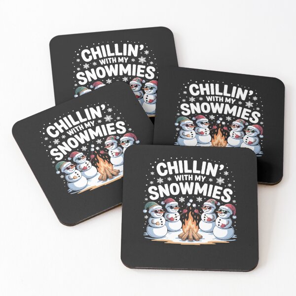 Item preview, Chillin With My Snowmies Campfire Snowman Men Women Kids designed and sold by clothesy7.