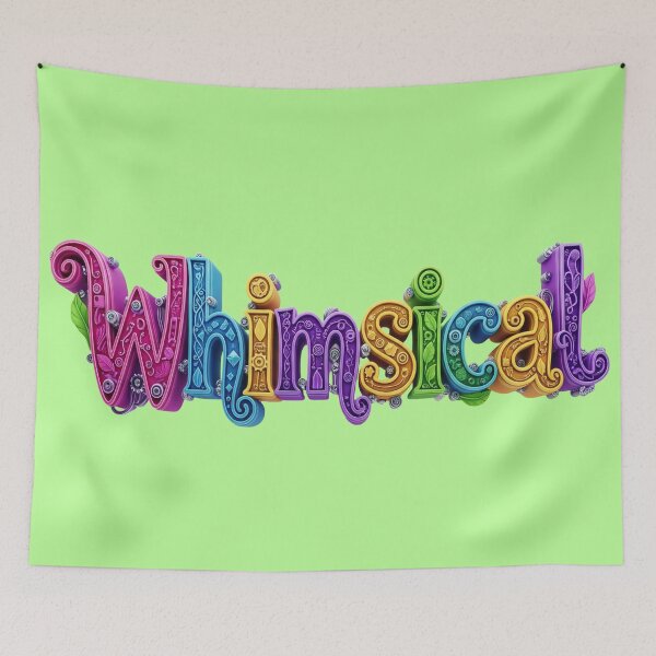 Item preview, Whimsical - 3D Letters, Fantasy, Vibrant Colors, Detailed Style designed and sold by Karina Creative Studio.
