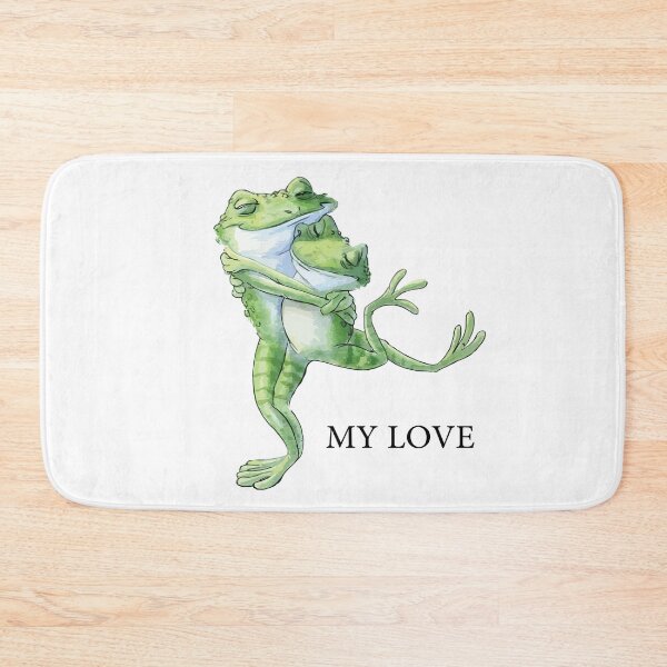 Item preview, Romantic Frogs Hugging in Love designed and sold by artistcamellia.