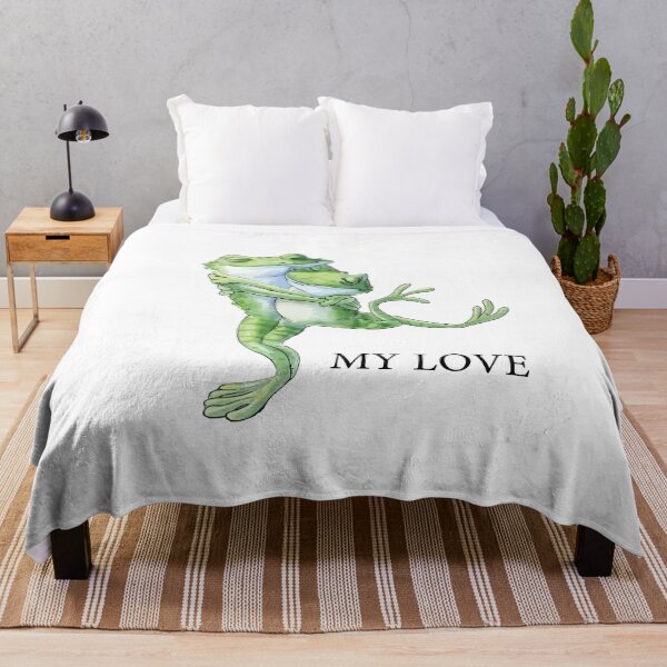Item preview, Romantic Frogs Hugging in Love designed and sold by artistcamellia.