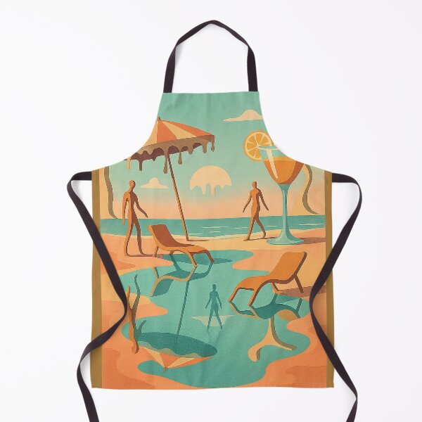 Item preview, Surreal Beachscape with Giant Cocktails designed and sold by weirdfishes123.