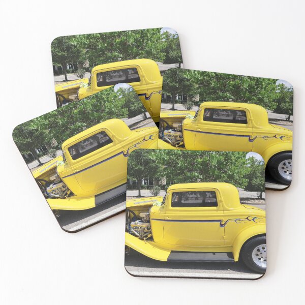Item preview, Custom Yellow Hot Rod designed and sold by kenkortner.