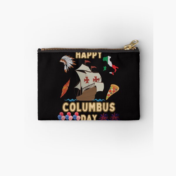 Item preview, Happy Columbus Day Italian American Heritage Shirt Patriotic USA Holiday Pizza Ship Design  designed and sold by MojNetSerwis WWK.
