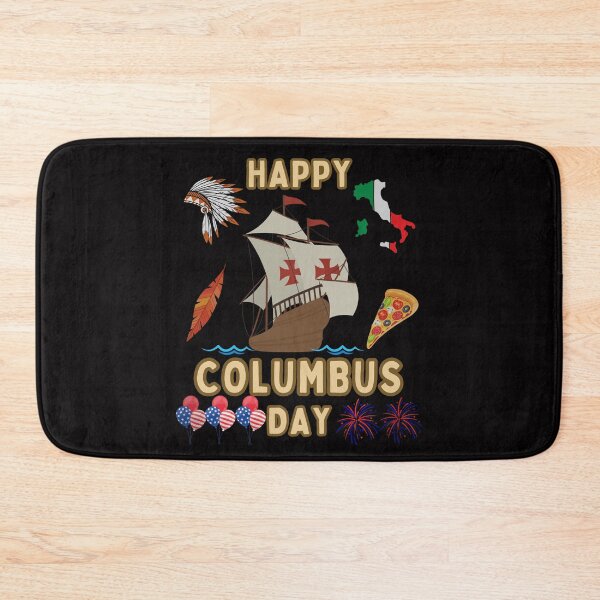 Item preview, Happy Columbus Day Italian American Heritage Shirt Patriotic USA Holiday Pizza Ship Design  designed and sold by MojNetSerwis WWK.