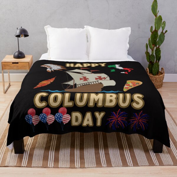 Item preview, Happy Columbus Day Italian American Heritage Shirt Patriotic USA Holiday Pizza Ship Design  designed and sold by MojNetSerwis WWK.