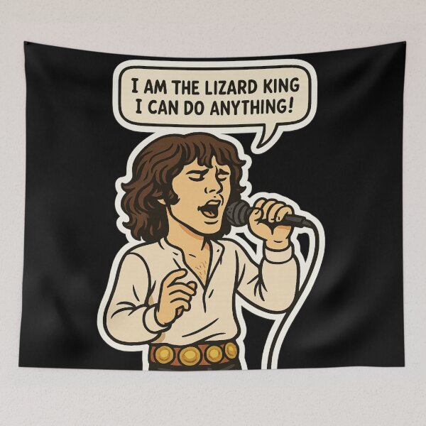 Item preview, I Am The Lizard King I Can Do Anything! - Jim Morrison | The Doors | TheAmericanPoet designed and sold by TheAmericanPoet.