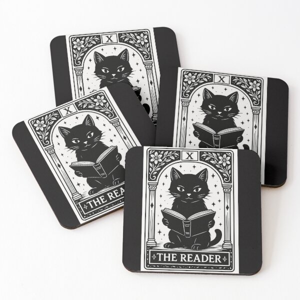 Item preview, The Reader Cat - Tarot Card and Sticker designed and sold by WeLoveCatss.