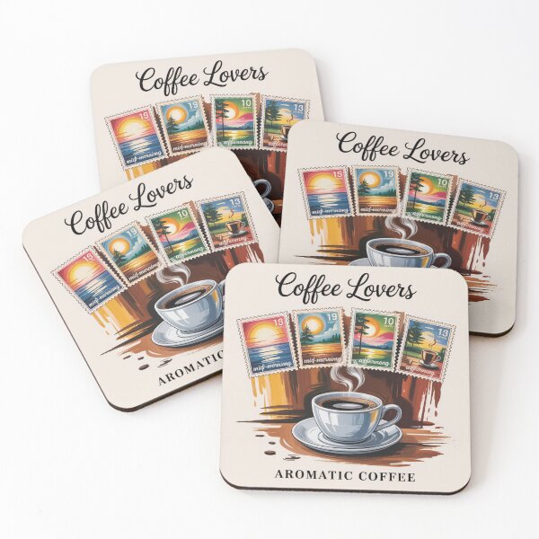 Item preview, Postage stamp,morning coffee. designed and sold by elegantpaterns.