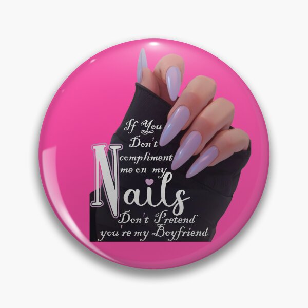 Item preview, Sassy Nail Art girly pedicure manicure – If You Don’t Compliment Me On My Nails designed and sold by veru-art.