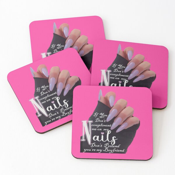 Item preview, Sassy Nail Art girly pedicure manicure – If You Don’t Compliment Me On My Nails designed and sold by veru-art.