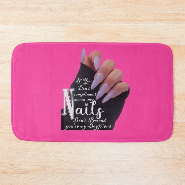 Item preview, Sassy Nail Art girly pedicure manicure – If You Don’t Compliment Me On My Nails designed and sold by veru-art.