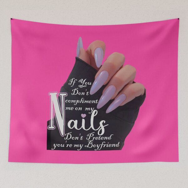 Item preview, Sassy Nail Art girly pedicure manicure – If You Don’t Compliment Me On My Nails designed and sold by veru-art.