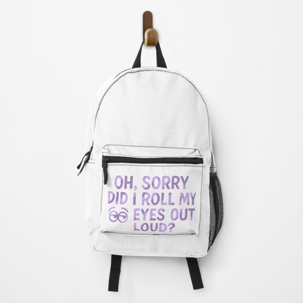 Item preview, Oh, sorry did I roll my eyes out loud In purple designed and sold by FarieArt.