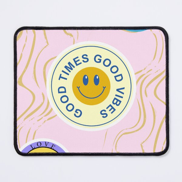 Item preview, Retro Smiley Face Sticker Set - Positive Vibes Pastel Aesthetic designed and sold by LuxaSoul88.