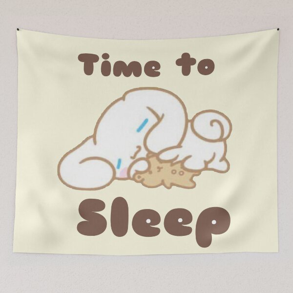 Item preview, Time to Sleep – Cinnamoroll Cozy designed and sold by Heavenly-Cloudz.