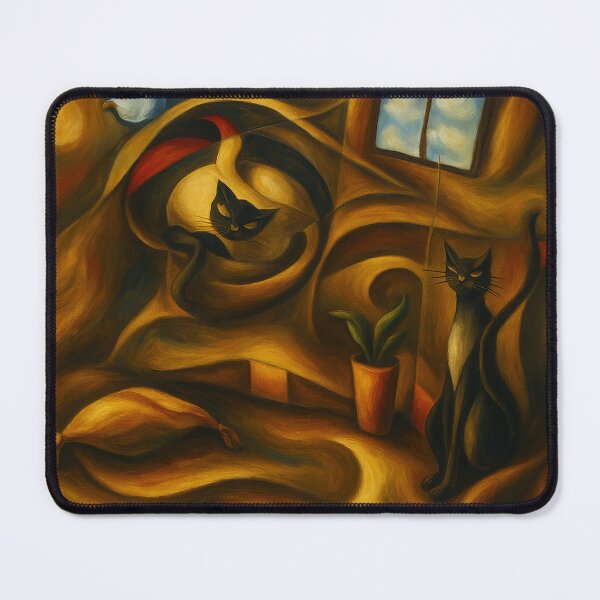 Item preview, Surrealistic cats designed and sold by Nonsense Manufactory.