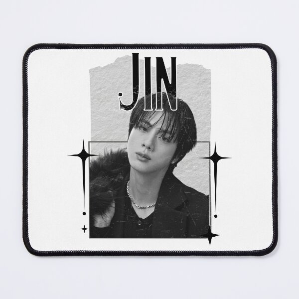 Item preview, BTS Jin Kpop Boy Group Scrapbook Collage Cozy Y2K Vintage Design designed and sold by HELL0WBELLO.