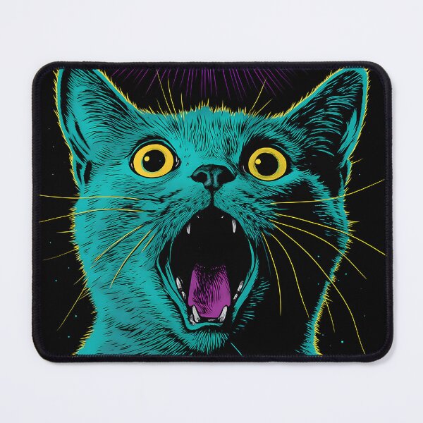 Item preview, Cat – Alien Abduction Neon Design designed and sold by Arcaucil.