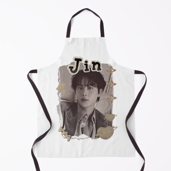 Item preview, BTS Jin K-pop Boy group Scrapbook Collage Cozy Y2K Vintage Design designed and sold by HELL0WBELLO.