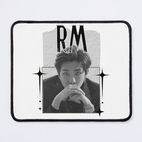 Item preview, BTS RM Kpop Boy Group Scrapbook Collage Cozy Y2K Vintage Design designed and sold by HELL0WBELLO.
