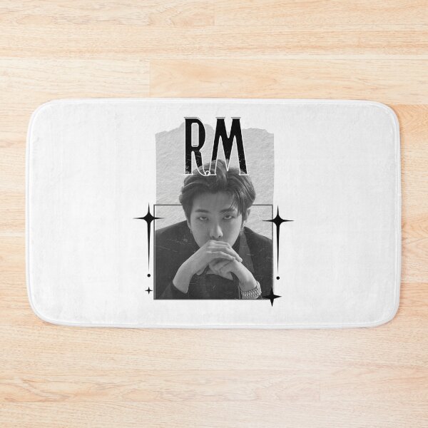Item preview, BTS RM Kpop Boy Group Scrapbook Collage Cozy Y2K Vintage Design designed and sold by HELL0WBELLO.
