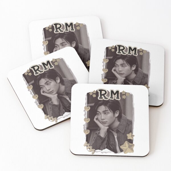 Artikelvorschau, BTS RM K-Pop Boygroup Scrapbook Collage Cozy Y2K Vintage Design entworfen und verkauft von HELL0WBELLO.