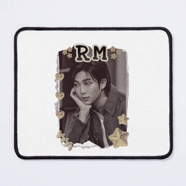 Item preview, BTS RM K-pop Boy group Scrapbook Collage Cozy Y2K Vintage Design designed and sold by HELL0WBELLO.