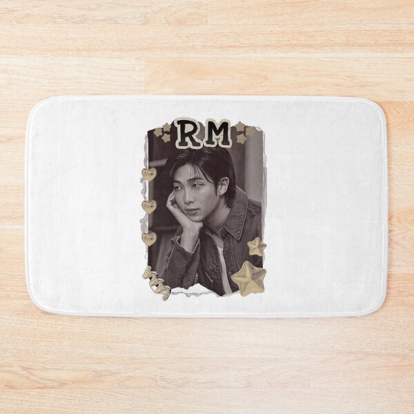 Item preview, BTS RM K-pop Boy group Scrapbook Collage Cozy Y2K Vintage Design designed and sold by HELL0WBELLO.