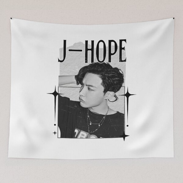 Item preview, BTS J Hope Kpop Boy Group Scrapbook Collage Cozy Y2K Vintage Design designed and sold by HELL0WBELLO.