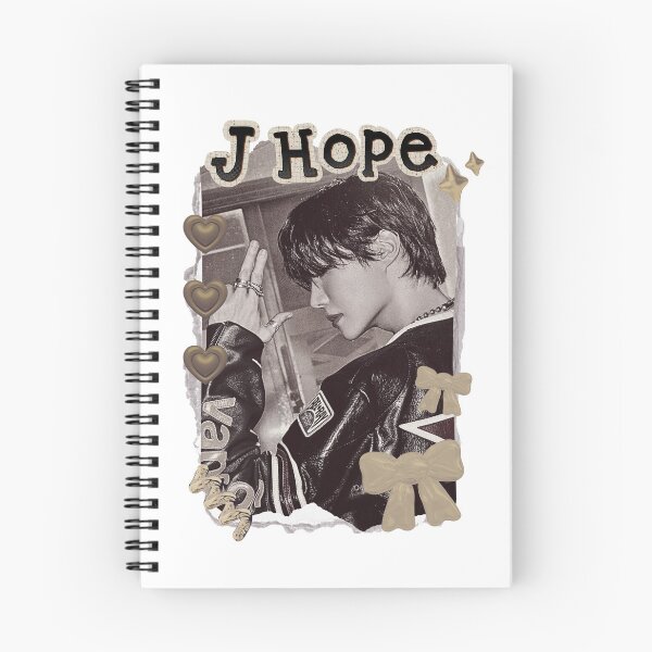 Item preview, BTS J Hope K-pop Boy group Scrapbook Collage Cozy Y2K Vintage Design designed and sold by HELL0WBELLO.
