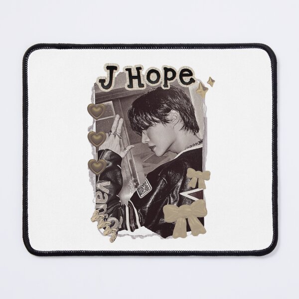Item preview, BTS J Hope K-pop Boy group Scrapbook Collage Cozy Y2K Vintage Design designed and sold by HELL0WBELLO.